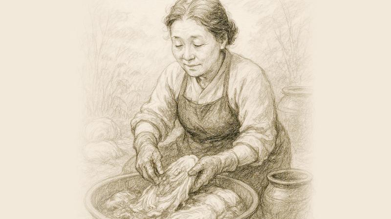 엄마의 마지막 김장김치